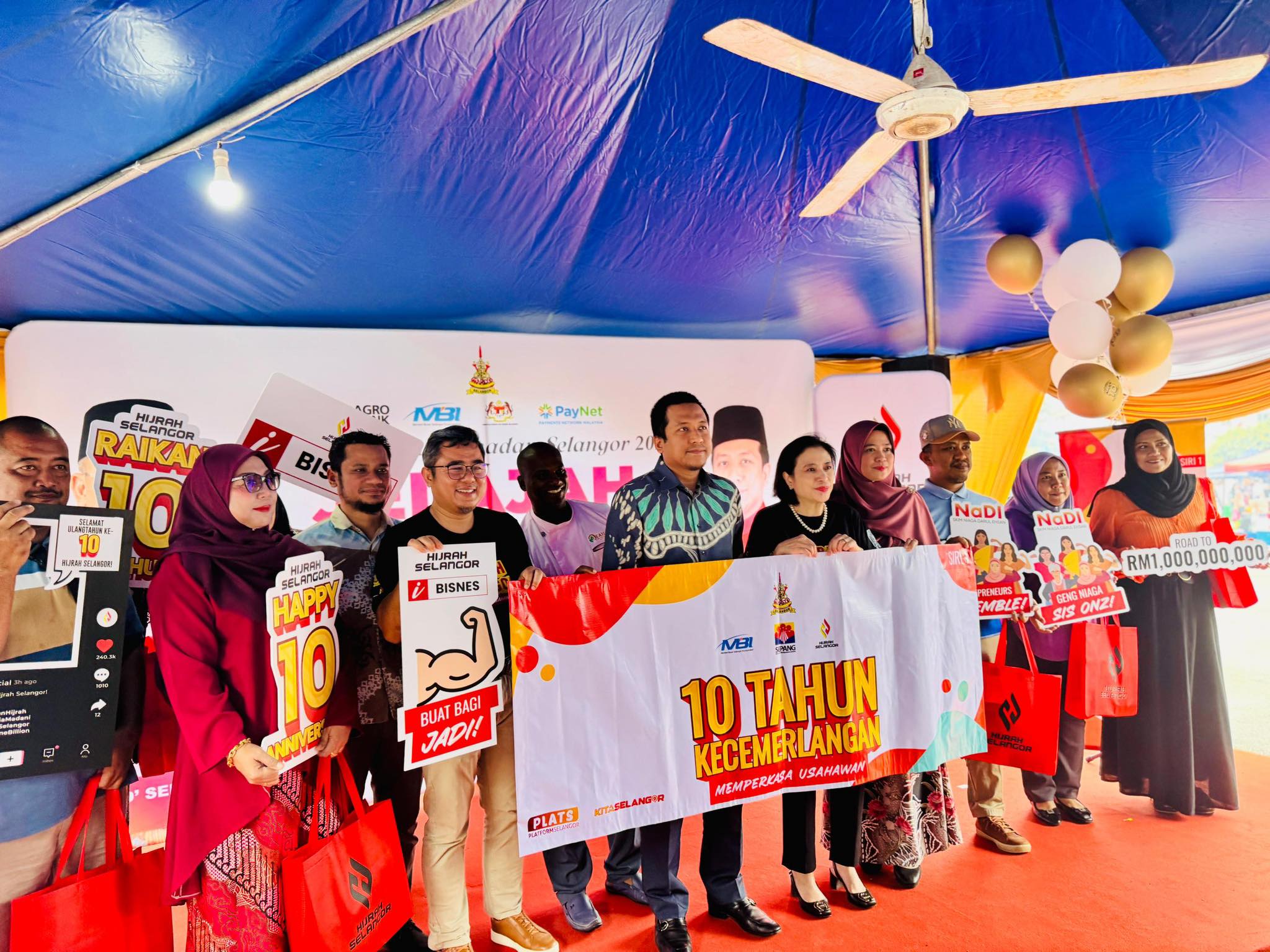 Hijrah Selangor Biayai 60,726 Usahawan, Cecah RM858 Juta